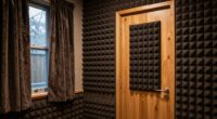 door curtains soundproof pads