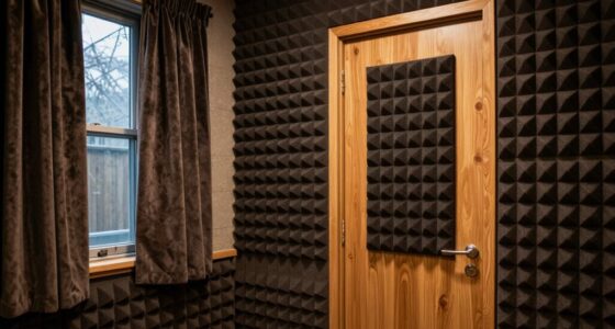 door curtains soundproof pads