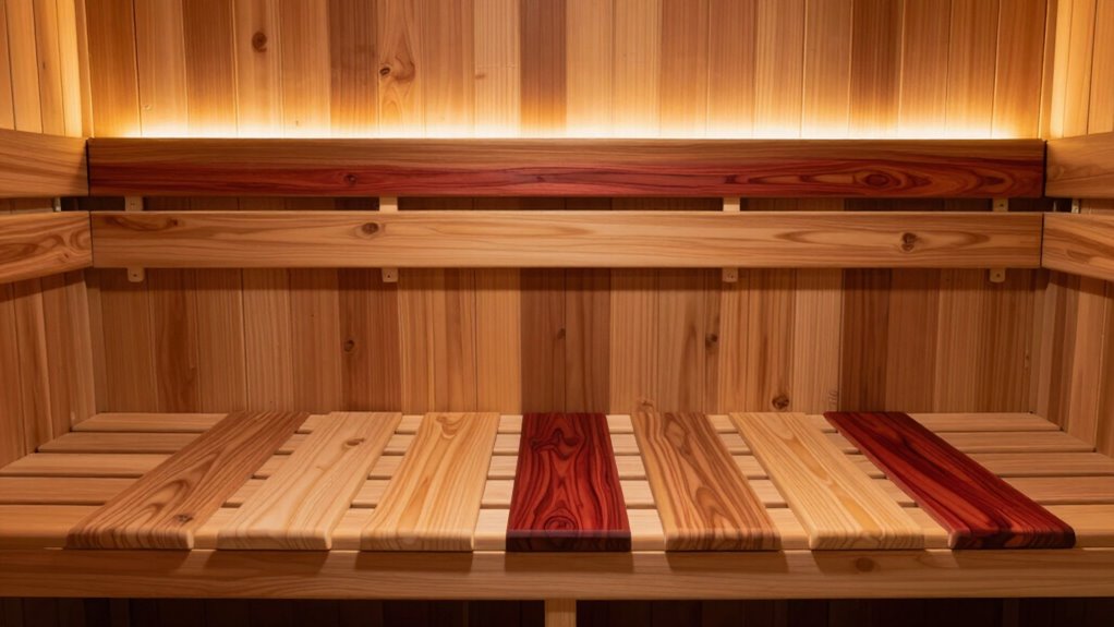 durable aesthetic sauna woods