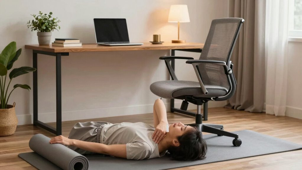 ergonomic posture prevents tightness
