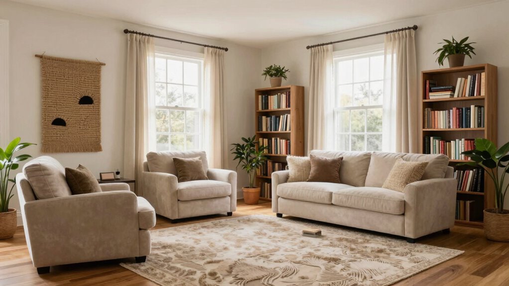 furniture placement reduces noise