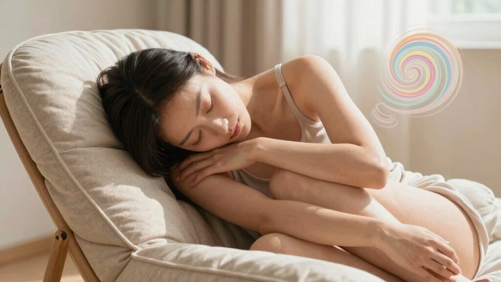 gentle stretching and breathing