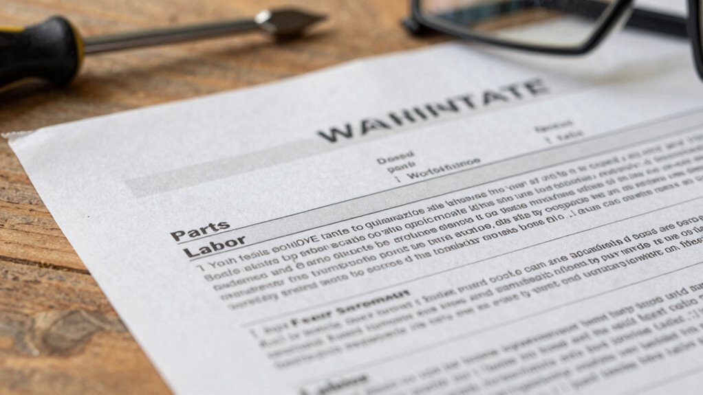 labor coverage depends on warranty