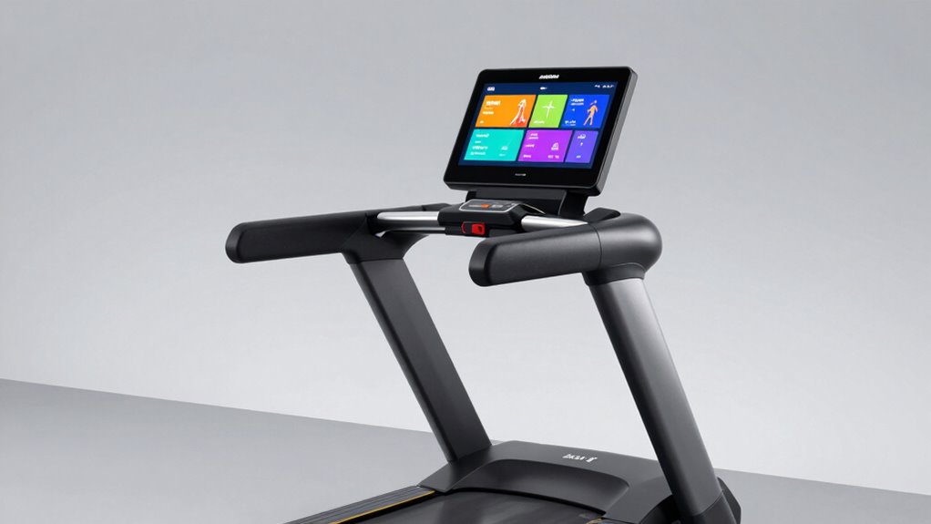 large touchscreen treadmill features