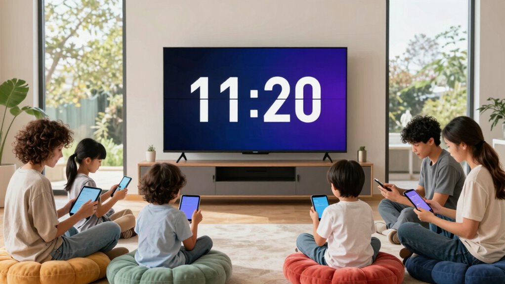 limit recreational screen time