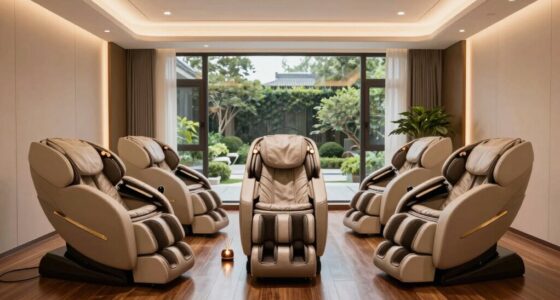 luxury massage chairs selection