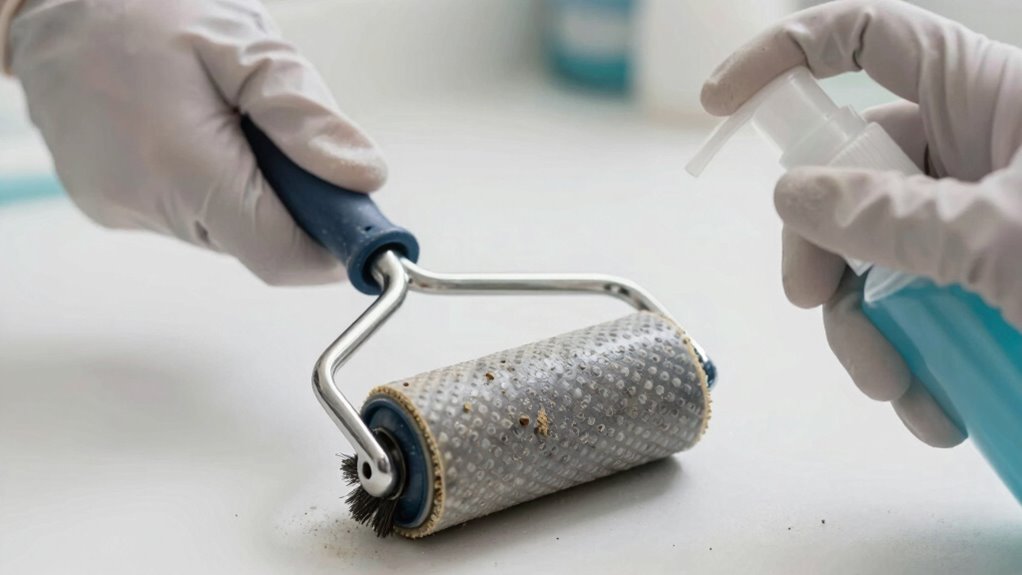 maintain foot roller hygiene consistently