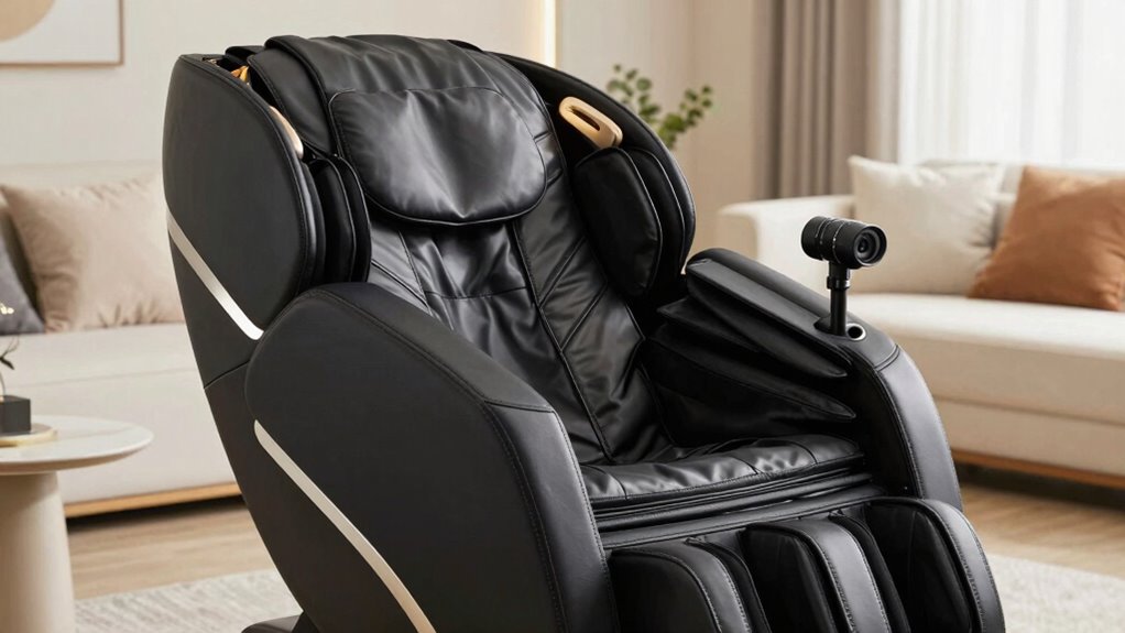 massage chair features and options