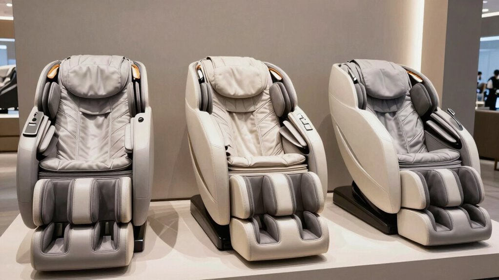 massage chair movement levels