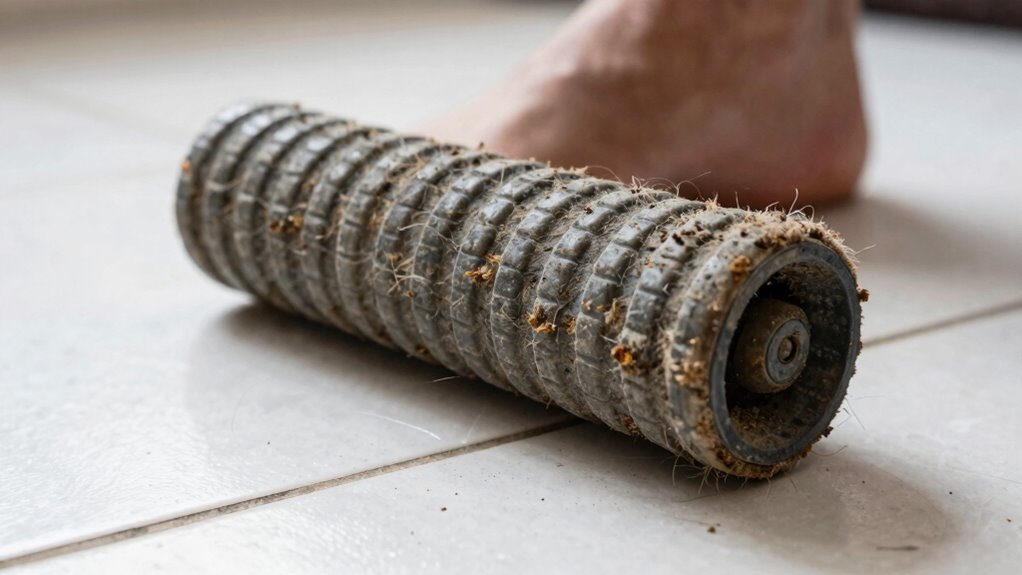 neglected foot roller hygiene