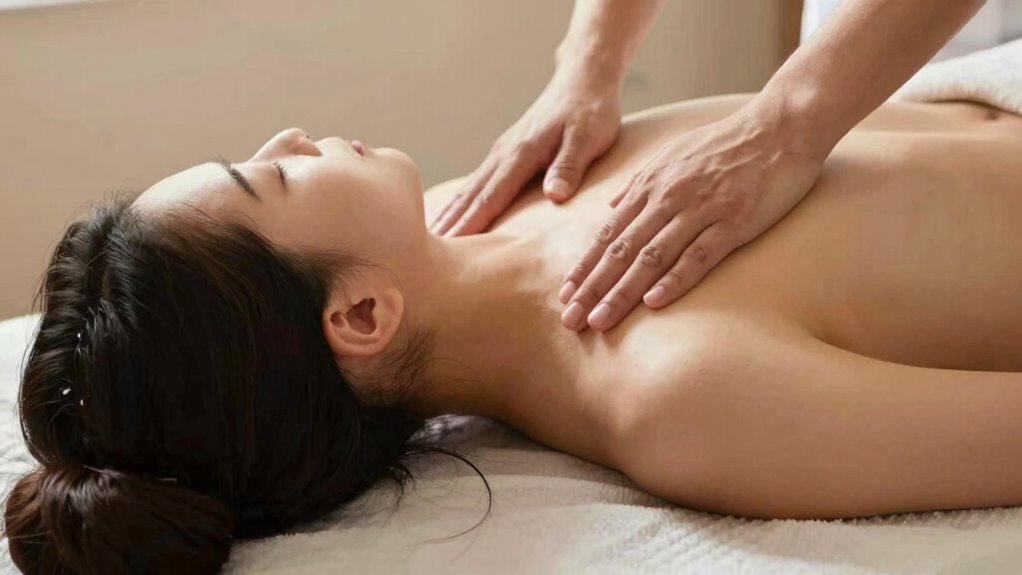 neglected neck during massage