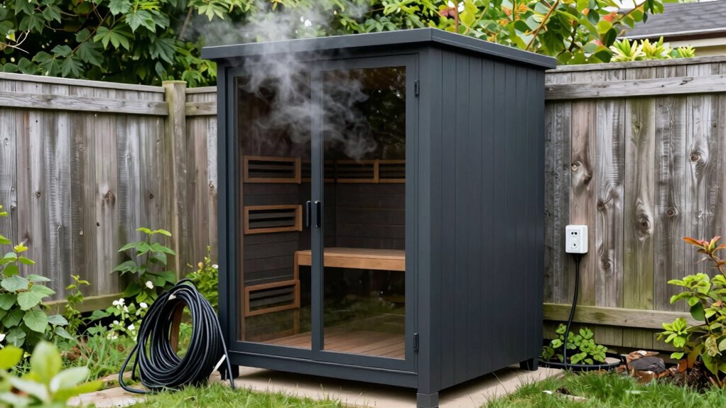 optimal sauna power ventilation placement