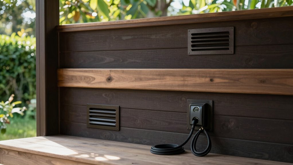 optimal sauna ventilation placement