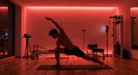 post workout red light routine