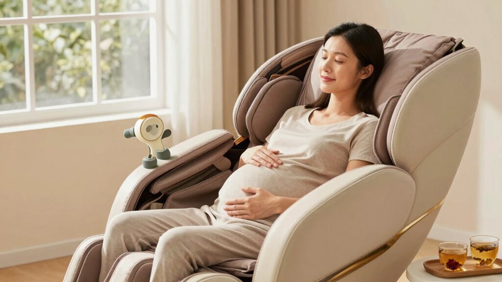 pregnancy safe adjustable massage features