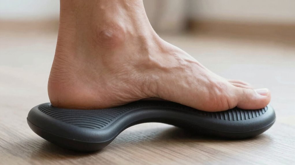 proper foot roller placement