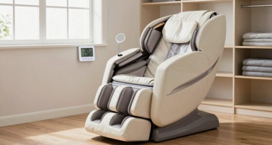 proper massage chair storage