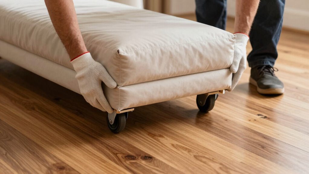 protect floors during moving