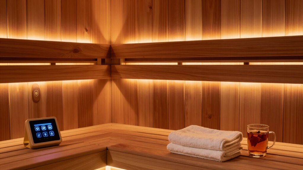 sauna comfort and accessories