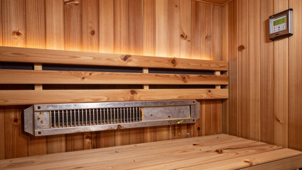 sauna component repair signs