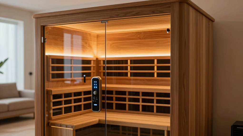 sauna size features warranty