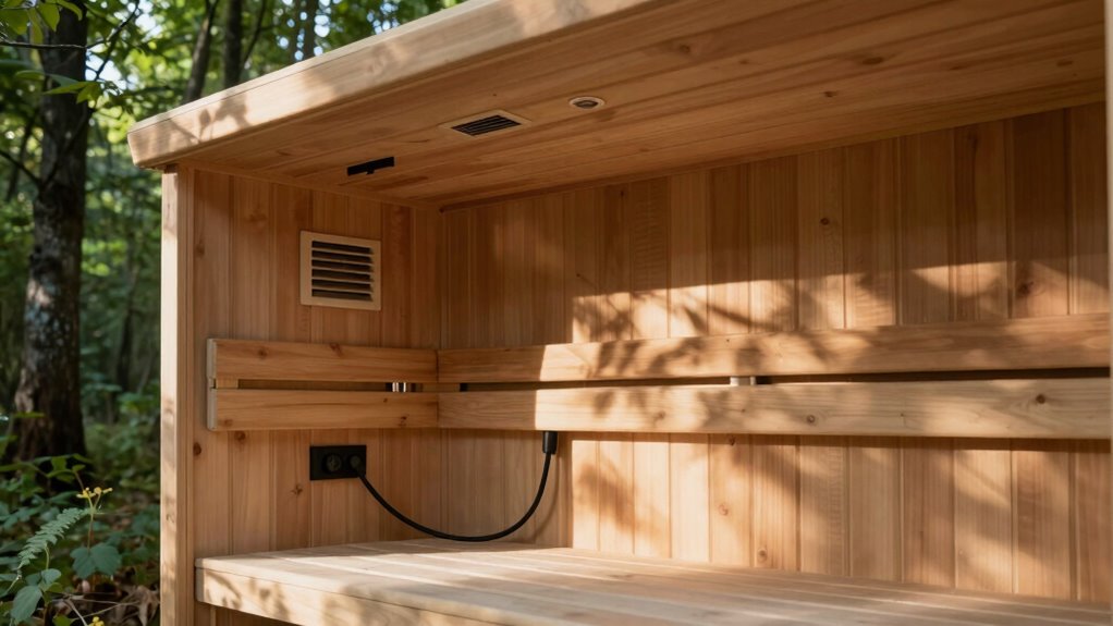 sauna ventilation power planning