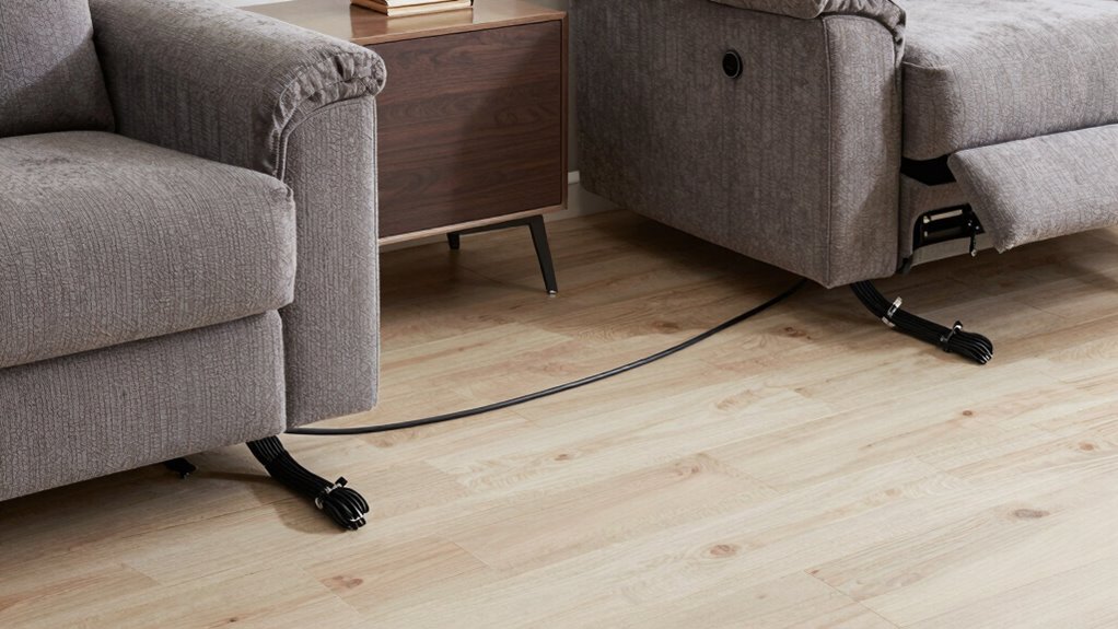 secure cover and route cables