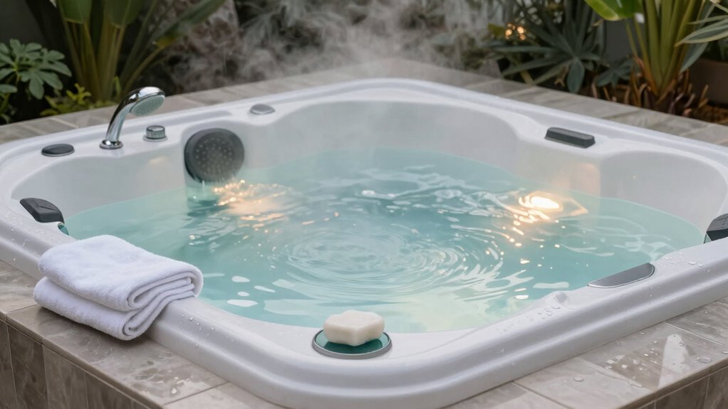 shower sanitize test maintain