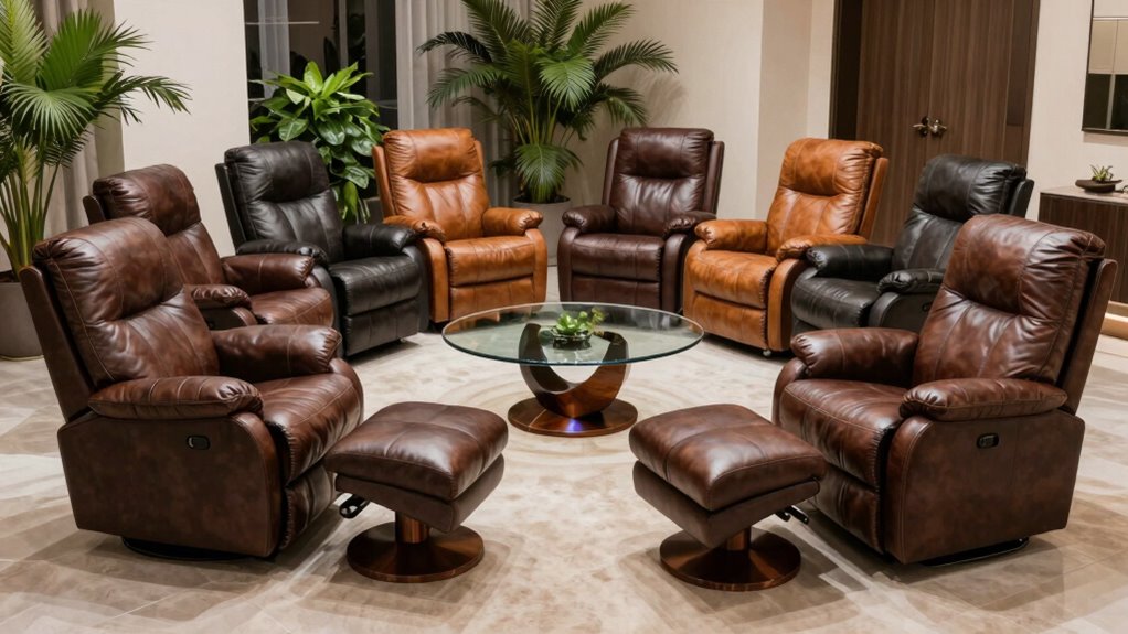 top 15 swivel recliner ottomans