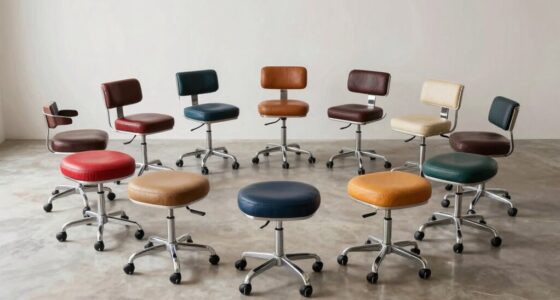 top adjustable massage stools