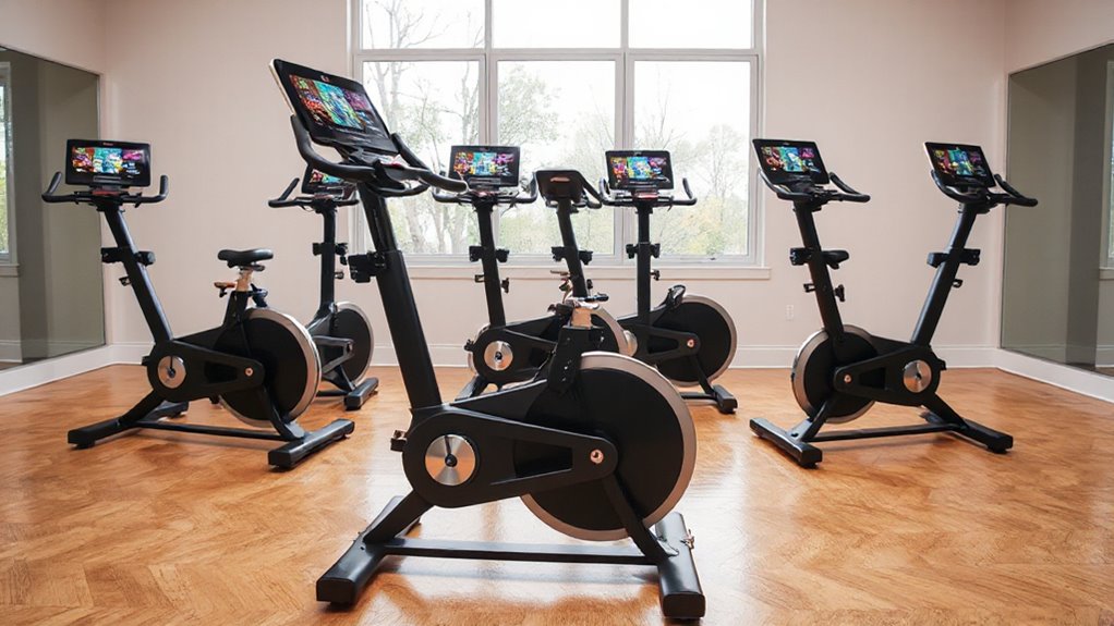 top exercise bikes with screens