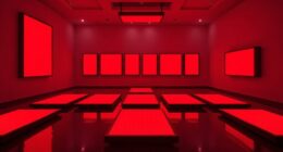 top full body red light panels