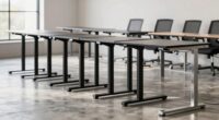 top heavy duty desk frames