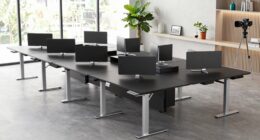 top l shaped standing desks