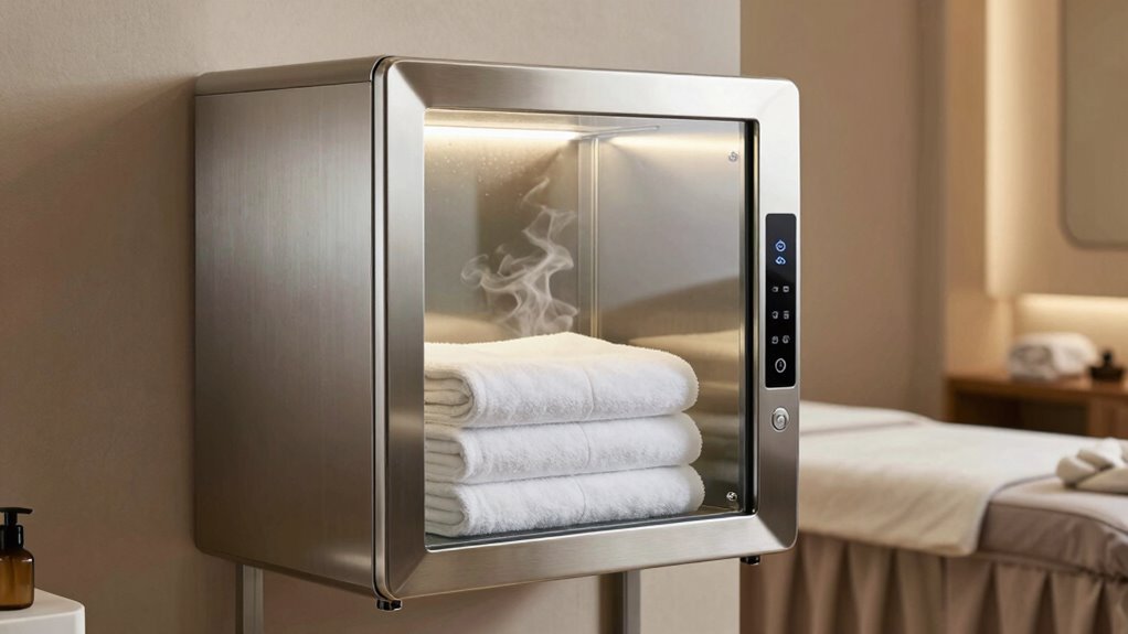 top massage towel warmer cabinets