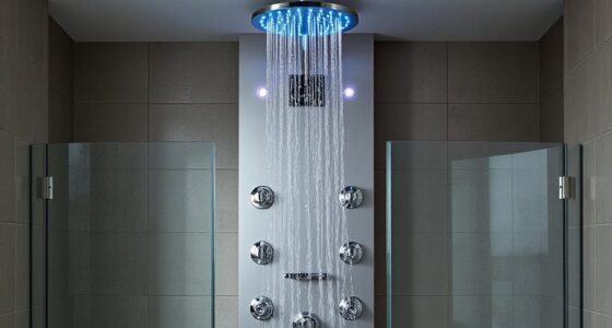 top shower panel towers