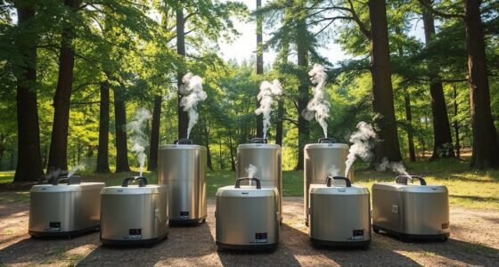 top tent sauna steamer options