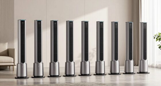 top tower fans with purifiers