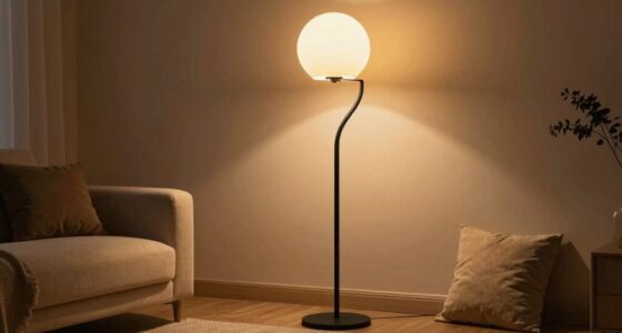 top warm light floor lamps