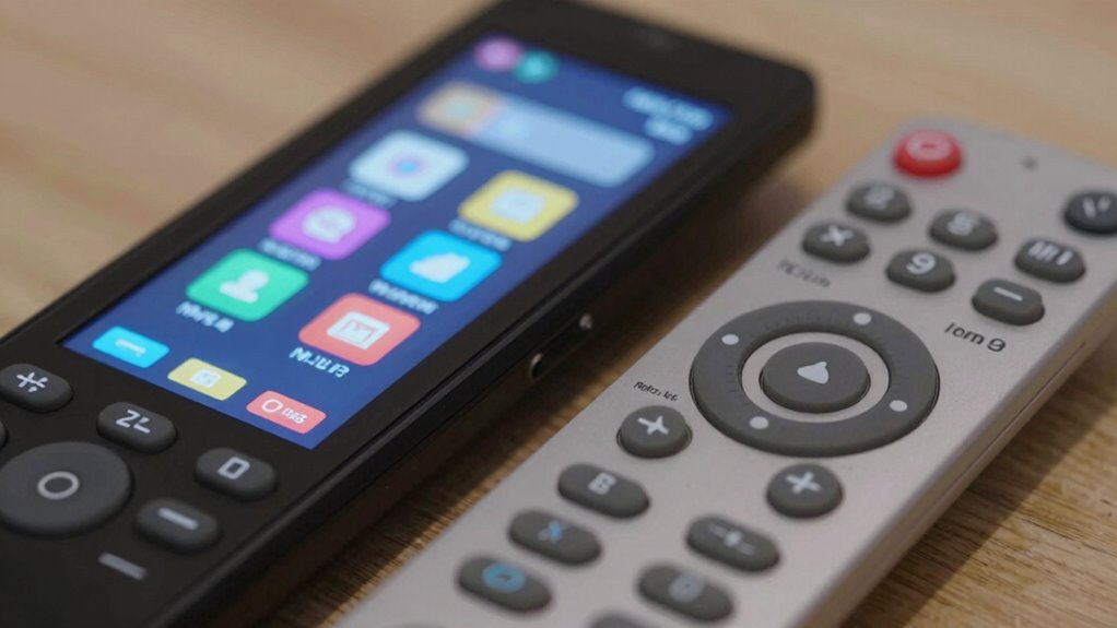 touchscreen vs button remote features