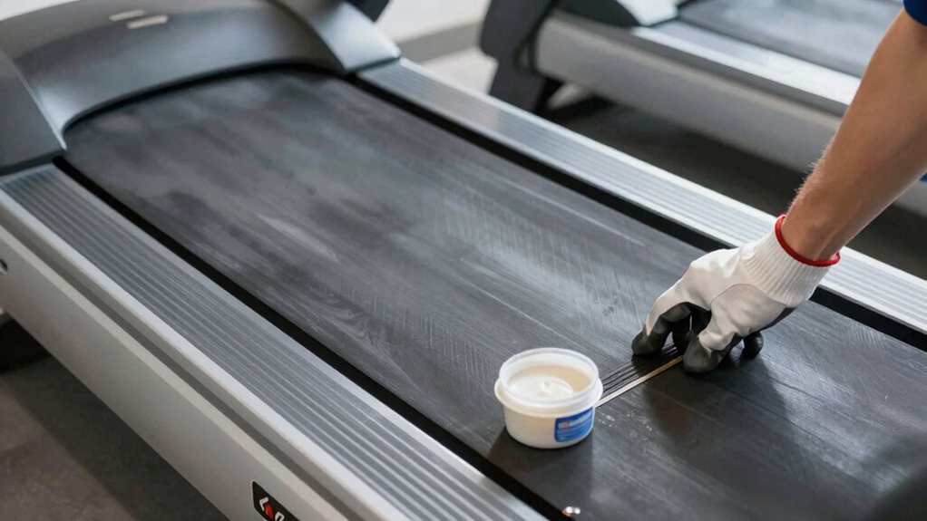 treadmill belt realignment guide