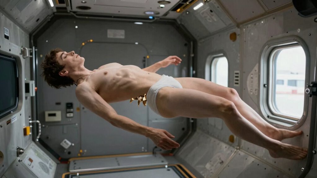 zero g reduces spinal pressure