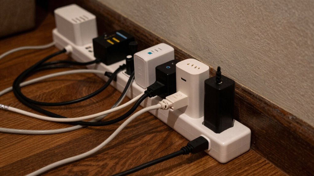 avoid overloading electrical devices