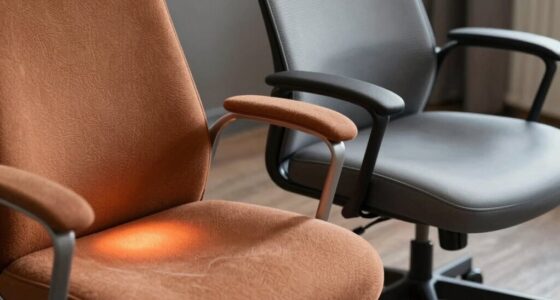 comfort varies by chair type