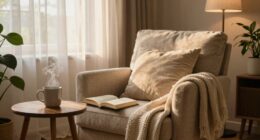 create a calming reading space