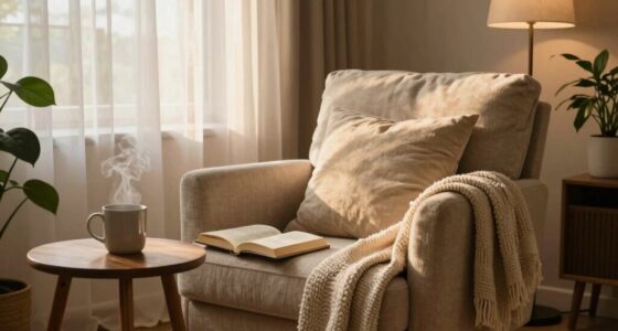 create a calming reading space