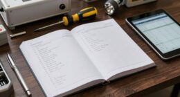 detailed equipment maintenance records