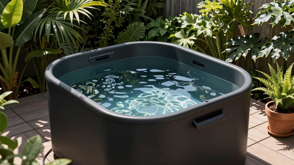 durable compact energy efficient outdoor tub