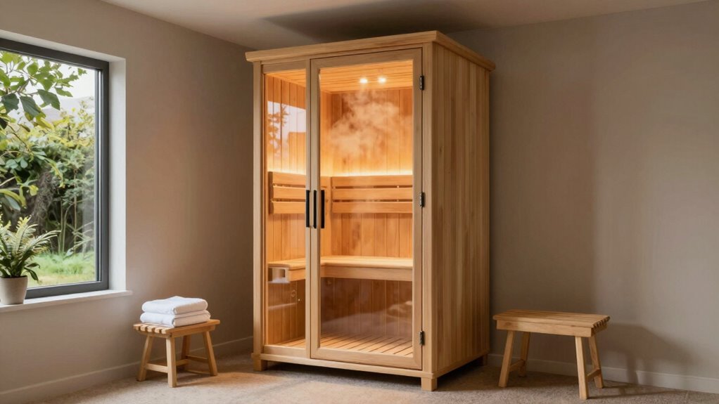efficient insulated sauna setup