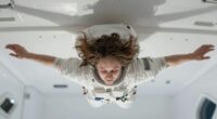 feeling weightless in space